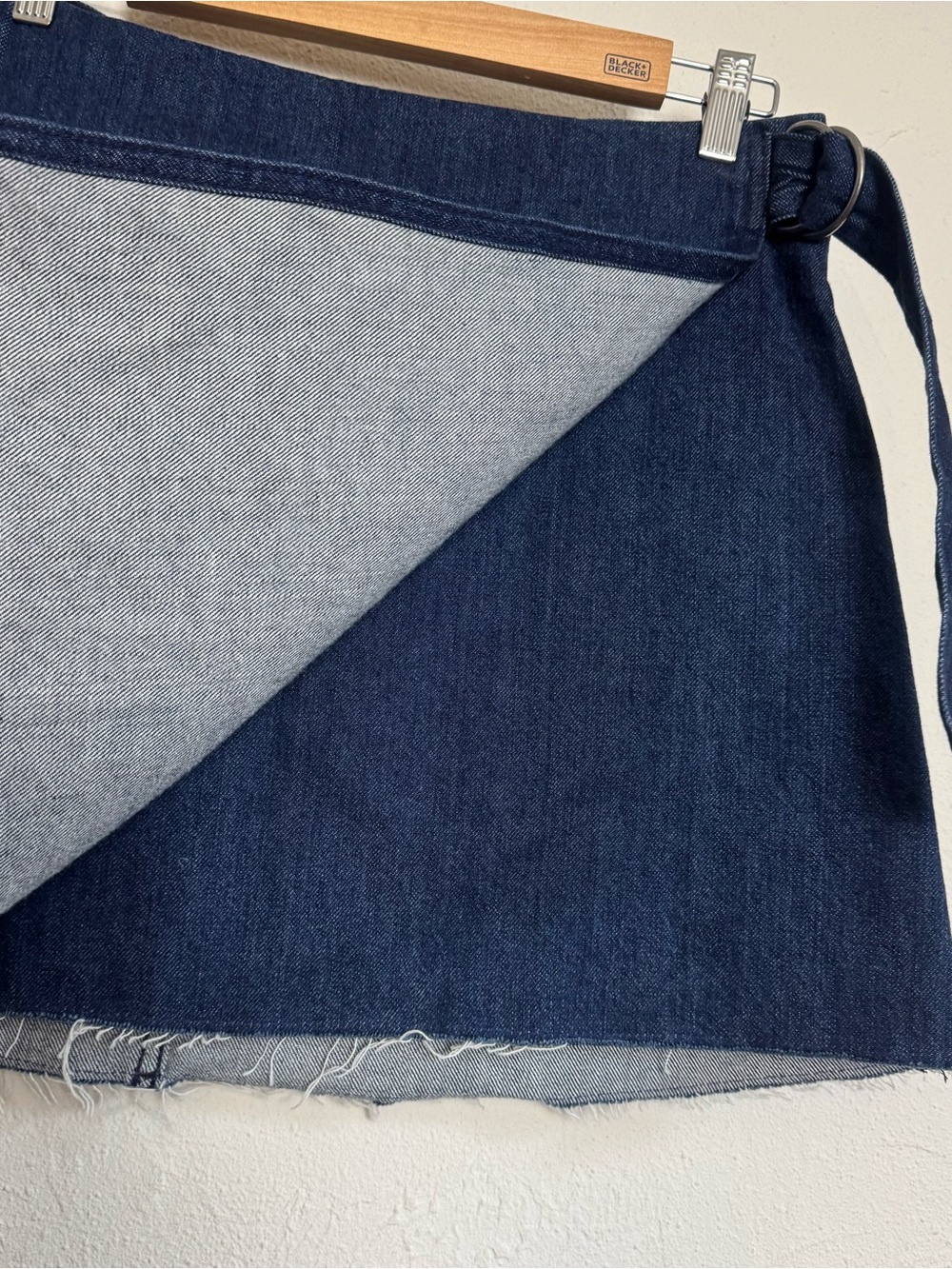Madewell Denim Wrap Jean Skirt‎ - Picture 6 of 8